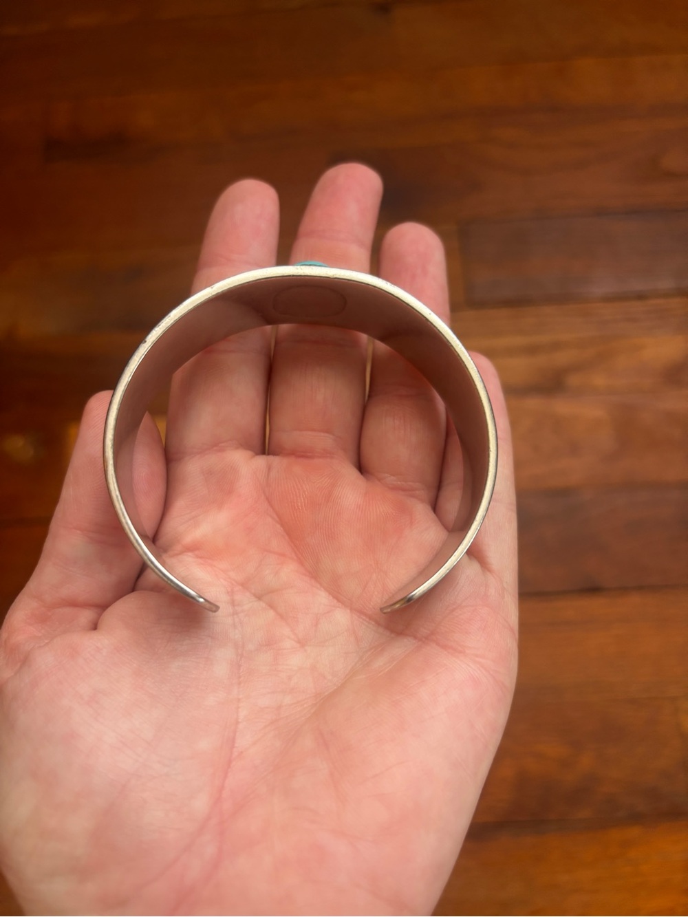 Women’s Silver Turquoise Bracelet - Picture 4 of 7